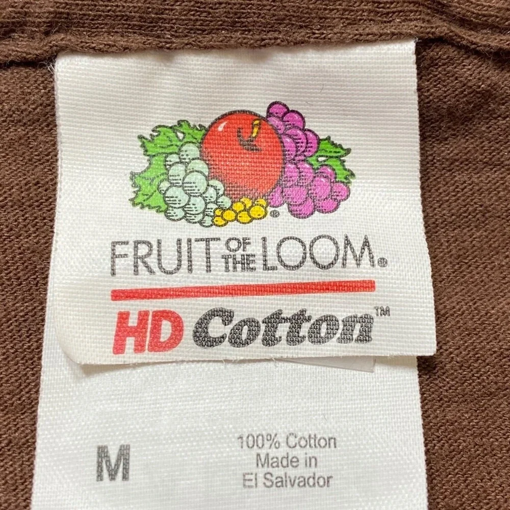 Shipwrecked‎ Rescued By Jesus Mens TShirt Size M Brown Fruit Of The Loom Graphic